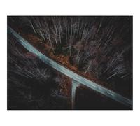 Puzzle 1500 Pezzi Idea Regalo uomo e uonna -foreste,vista aerea,autunno 87x57cm