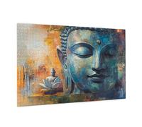 Puzzle 1500 Pezzi Il Budda Puzzle Adulti Paesaggio Pattern Design con Confezione Regalo,Fai Da Te Puzzles di Legno Giochi Casual Gioco di Abilità per Tutta la Famiglia,Home Room Decor 87x57 cm -1472Y