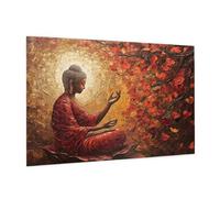 Puzzle 1500 Pezzi Il Budda Puzzle Adulti Retrò Pattern Design con Confezione Regalo, Fai Da Te Puzzles di Legno Giochi Casual Gioco di Abilità per Tutta la Famiglia, Home Room Decor 87 x 57 cm -340Y