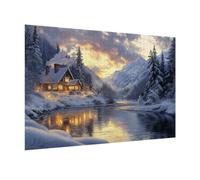 Puzzle 1500 Pezzi inverno Puzzle Adulti, Gioco Educativo, n-112