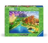 Ravensburger - Puzzle 1500 Pezzi Minecraft | Puzzle Per Adulti 1500 Pezzi | Puzzle Adulti Per Bambini Dai 14 Anni In Su | Regalo Compleanno Per Bambini Dai 14 Anni In Su | Misure 80x60cm