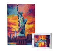 Puzzle 1500 Pezzi New York Puzzle Paesaggio Grandi Dimensioni per Adulti Con Scatola di Imballaggio e Immagini di Riferimento, Giochi Rilassamento e Intelligence, Come Regalo per Amici e Amanti M-1600