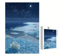 Puzzle 1500 Pezzi - Oceano & Cielo stellato - Puzzle in Legno Durevole con Lettere sul Retro - 87 x 57 cm - Hobby Creativo Senza Polvere - Articolo per Collezionisti e 14 Anni in Su P3#936