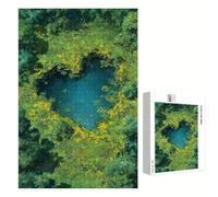 Puzzle 1500 Pezzi - Paesaggio & Amore - Puzzle in Legno Durevole con Lettere sul Retro - 87 x 57 cm - Hobby Creativo Senza Polvere - Articolo per Collezionisti e 14 Anni in Su P3#836