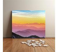 Puzzle 1500 Pezzi Paesaggio Montano Puzzle Adulti 87 x 57 cm Giochi Rilassamento e Intelligence 1500 Pezzi Puzzles per Uomini e Donne Regalo Creativo per il Relax