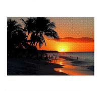 Puzzle 1500 pezzi Paesaggio, Tramonto Puzzle Legno per Adulti, Puzzles con Squisita Scatola di Imballaggio, Giochi Educativo per Famiglie, Puzzles per Decorazioni casa, Regalo Donne, Regalo Uomo, G-76