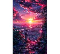 Puzzle 1500 Pezzi per Adulti, Paesaggio Dell'Alba, Esercitare la Memoria, Migliorare la Concentrazione Lettere sul Retro, Giocattolo Regalo per Uomini Donne e Anziani 87 x 57 cm