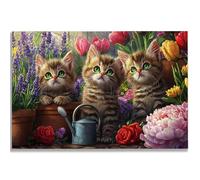 Puzzle 1500 Pezzi per Adulti, Puzzle Animale1500 Pezzi Arte per Adulti e Ragazzi, Misura: 87x57 cm, Puzzles Gatto in Legno Impegnativi, Puzzles per Idea Regalo Donna e Uomo, Decorazioni Casa, -1908