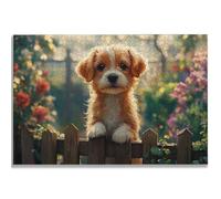 Puzzle 1500 Pezzi per Adulti, Puzzle Cane1500 Pezzi Arte per Adulti e Ragazzi, Misura: 87x57 cm, Puzzles Azienda Agricola in Legno Impegnativi, Puzzles per Idea Regalo Donna, Decorazioni Casa, -2380