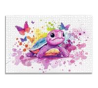 Puzzle 1500 Pezzi per Adulti, Puzzle Tartarughe Marine1500 Pezzi Arte per Adulti e Ragazzi, Misura: 87x57 cm, Puzzles Fiore in Legno Impegnativi, Puzzles per Idea Regalo Donna, Decorazioni Casa, -2402