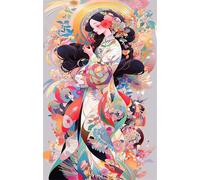 Puzzle 1500 Pezzi per Adulti, Ragazza Cartoni Animati, Esercitare la Memoria, Migliorare la Concentrazione Lettere sul Retro, Giocattolo Regalo per Uomini Donne e Anziani 87 x 57 cm