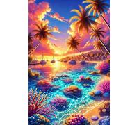 Puzzle 1500 Pezzi Piante Tropicali Dell'Alba Giochi educativo e Giocattoli Sfida Puzzle Impossible Jigsaw Puzzle Classici per Adulti 87 x 57 cm 1500 Pezzi Puzzle Adulti