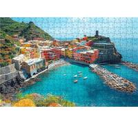 Puzzle 1500 Pezzi, Piccola Città Puzzle 1500 Pezzi per Adulti, Giochi di Puzzles Paesaggio Legno per Tutta la Famiglia, DIY Puzzles per Quadri Moderni Soggiorno Regalo Donna Uomo 90x60 CM RXPT-7593