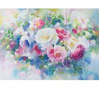 Puzzle 1500 Pezzi, Puzzle Astratto Jigsaw Adulti DIY Classici legno Gioco, Fiore Jigsaw Giochi Rilassamento e Intelligence, Idea Regalo per Lei o Lui, Consigliato a Partire dai 14 Anni 87x57cm g-52