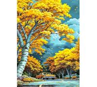 Puzzle 1500 Pezzi, Puzzle per Adulti Strada Autunnale 87x57 cm, Impossibile Difficile Puzzles Impegnativo Come Regalo e Decorazione per Pareti