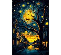 Puzzle 1500 Pezzi, Puzzle per Adulti Via della Notte Stellata 87x57 cm, Impossibile Difficile Puzzles Impegnativo Come Regalo e Decorazione per Pareti