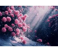 Puzzle 1500 Pezzi Rosa Puzzle Adulti Sfida Impossibili Jigsaws Inverno Classica 3D Pattern Art Jigsaws per Divertimento Adulti e Bambina, Gioco Familiare, Festa Aziendale, Amore e Amico 87x57cm C-853