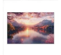 Puzzle 1500 Pezzi Tramonto Oceano Puzzle Grandi Dimensioni per Adulti 87 x 57cm, Adulti Difficili Impossible Giochi, Rilassamento e Intelligence, Jigsaw Personalizzato Regalo per Maschio e Femmina G-0