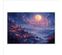 Puzzle 1500 Pezzi Tramonto Paesaggio Puzzle Grandi Dimensioni per Adulti 87 x 57cm, Adulti Difficili Impossible Giochi, Rilassamento e Intelligence, Jigsaw Personalizzato per Maschio e Femmina C-9