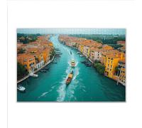 Puzzle 1500 Pezzi Venezia Città Puzzle Grandi Dimensioni per Adulti 87 x 57cm, Adulti Difficili Impossible Giochi, Rilassamento e Intelligence, Jigsaw Personalizzato Regalo per Maschio e Femmina O-3