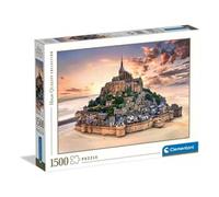 Clementoni - Puzzle 1500 Pezzi per Adulti e Ragazzi, Collection, Tema Monte Saint Michel, Idea Regalo Uomo e Donna, Made in Italy, 59,2x84,3 cm, 31727