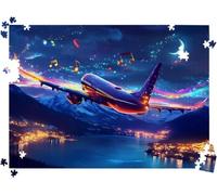 Puzzle 1500P Pezzi, Classici 34.3 x 22.4 in aereo Cielo notturno l0-116 | Puzzle Giochi Rilassamento e Intelligence, Puzzle per Gioco Familiare, Festa Aziendale, Regalo per Amore e Amico