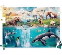 Puzzle 1500P Pezzi, Puzzle Classici 34.3 x 22.4 in elefante balena l0-82 | Puzzle Giochi Rilassamento e Intelligence, Puzzle per Gioco Familiare, Festa Aziendale, Regalo per Amore e Amico