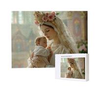 Puzzle 179x105cm, 6000 Pezzi di Puzzle per Adulti, Regalo di Anniversario, Regalo di Natale, Decorazione Della Casa, Prevenzione Della Degenerazione Cerebrale Negli Anziani (Bambino Vergine) w-242