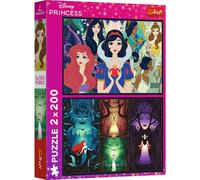 Puzzle 2×200 pezzi Disney PRINCESS - Principesse incantevoli