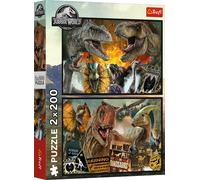 Puzzle 200 pezzi Mondo preistorico Jurassic Park