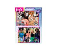 Puzzle 2 x 100 pezzi: Barbie