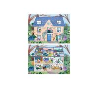 Puzzle 2 x 100 pezzi: Interno di Casa