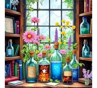Puzzle 200 Pezzi Adulti, Attrezzature da laboratorio per fiori puzzle per adulti 200 pezzi 28x28cm, Creativo Giocattolo, Puzzles Giochi Intelligence per Familiare