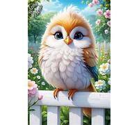 Puzzle 200 Pezzi Adulti Giardino degli uccelli soffici, Fai da Te puzzle difficili adulti 200 pezzi 35x25cm, Intrattenimento Creativo, Divertimento, Gioco di Abilità per Tutta la Famiglia