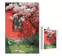Puzzle 200 Pezzi - Albero & Rosa - Puzzle in Legno Durevole con Lettere sul Retro - 35 x 25 cm - Hobby Creativo Senza Polvere - Articolo per Collezionisti e 14 Anni in Su P3#873