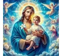 Puzzle 200 Pezzi Angeli della fede, Impossible puzzle Per Adulti 200 pezzi, DIY Puzzles Colorato 28x28cm, Rompicapo adulti E Ragazzi, Gioco Giocattolo per la Famiglia