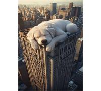 Puzzle 200 Pezzi Animale Cane Città, Puzzle Impossibili Gioco Educativo Sviluppa Pazienza e Destrezza, Lettere sul Retro Facile Montaggio, Regalo per Uomini Donne e Anziani 35 x 25 cm