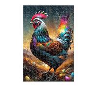 Puzzle 200 Pezzi Animale Gallo 35x25 cm Puzzles Classici Difficili Impossibili Puzzle Adulti 200 Pezzi per Gioco Familiare Decorazione per la Casa