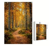 Puzzle 200 Pezzi - Autunno & Foresta - Puzzle in Legno Durevole con Lettere sul Retro - 35 x 25 cm - Hobby Creativo Senza Polvere - Articolo per Collezionisti e 14 Anni in Su P3#703