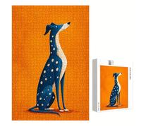 Puzzle 200 Pezzi - Cane & Arancione - Puzzle in Legno Durevole con Lettere sul Retro - 35 x 25 cm - Hobby Creativo Senza Polvere - Articolo per Collezionisti e 14 Anni in Su P3#1174