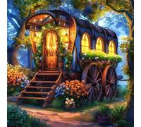 Puzzle 200 Pezzi Carrozza della giungla, Impossible puzzle Per Adulti 200 pezzi, DIY Puzzles Colorato 28x28cm, Rompicapo adulti E Ragazzi, Gioco Giocattolo per la Famiglia