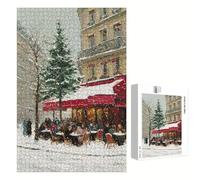 Puzzle 200 Pezzi - Città & Natale - Puzzle in Legno Durevole con Lettere sul Retro - 35 x 25 cm - Hobby Creativo Senza Polvere - Articolo per Collezionisti e 14 Anni in Su P3#887