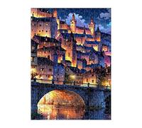 Puzzle 200 Pezzi Città Paesaggio 35x25 cm Puzzles Classici Difficili Impossibili Puzzle Adulti 200 Pezzi per Gioco Familiare Decorazione per la Casa