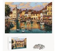 Puzzle 200 Pezzi - Italia & Città - Puzzle in Legno Durevole con Lettere sul Retro - 35 x 25 cm - Hobby Creativo Senza Polvere - Articolo per Collezionisti e 14 Anni in Su P3#83