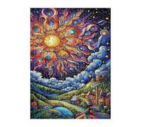 Puzzle 200 Pezzi Paesaggio Colorato 35x25 cm Puzzles Classici Difficili Impossibili Puzzle Adulti 200 Pezzi per Gioco Familiare Decorazione per la Casa