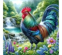 Puzzle 200 Pezzi Paesaggio di pollo, puzzle per Adulti 200 pezzi 28x28cm, Puzzles Giochi Rilassamento e Intelligence, puzzles Classici per Gioco Familiare, Festa Aziendale, Regalo Natale