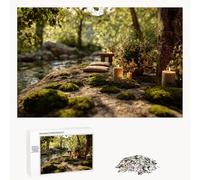 Puzzle 200 Pezzi - Paesaggio & Verde - Puzzle in Legno Durevole con Lettere sul Retro - 35 x 25 cm - Hobby Creativo Senza Polvere - Articolo per Collezionisti e 14 Anni in Su P3#519