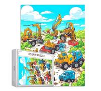 Puzzle 200 Pezzi per Adulti e Ragazzi, Puzzle Veicoli di ingegneria Jigsaw Giochi Intelligence, Jigsaw Paesaggio per Gioco Familiare, Idea Regalo Uomo e Donna, Consigliato a Partire dai 14 Anni S-627