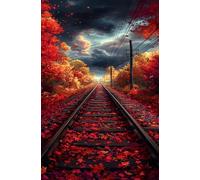 Puzzle 200 Pezzi per Adulti Pista Foglia D'Acero Gioco Educativo Divertimento Impossible Difficile Puzzle per Adulti 200 Pezzi 35 x 25 cm