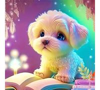 Puzzle 200 Pezzi per Adulti, puzzle 200 pezzi Impegnativo e Difficile, Perfetto per Appassionati di Puzzles Esperti, Idea Regalo Uomo e Donna, Tema:Libro Cani